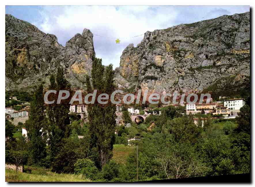 Le Grand Cañon du Verdon - Moustiers-Sainte-Marie — Vue générale et la Chaîne — Éditions GT, Nice