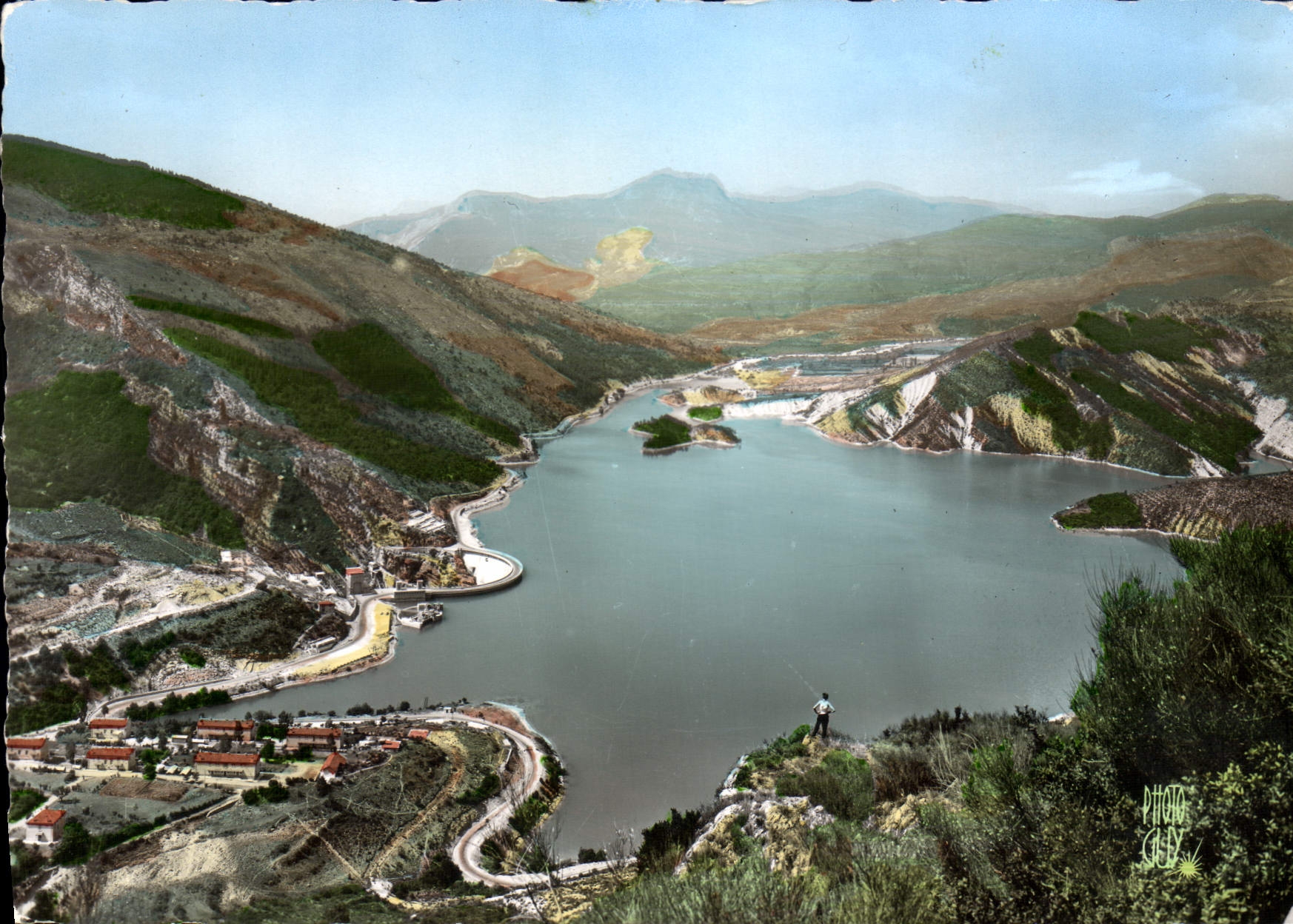 Barrage de Castillon — près de Castellane — Éditions Photoguy, NICE, n° A 283
