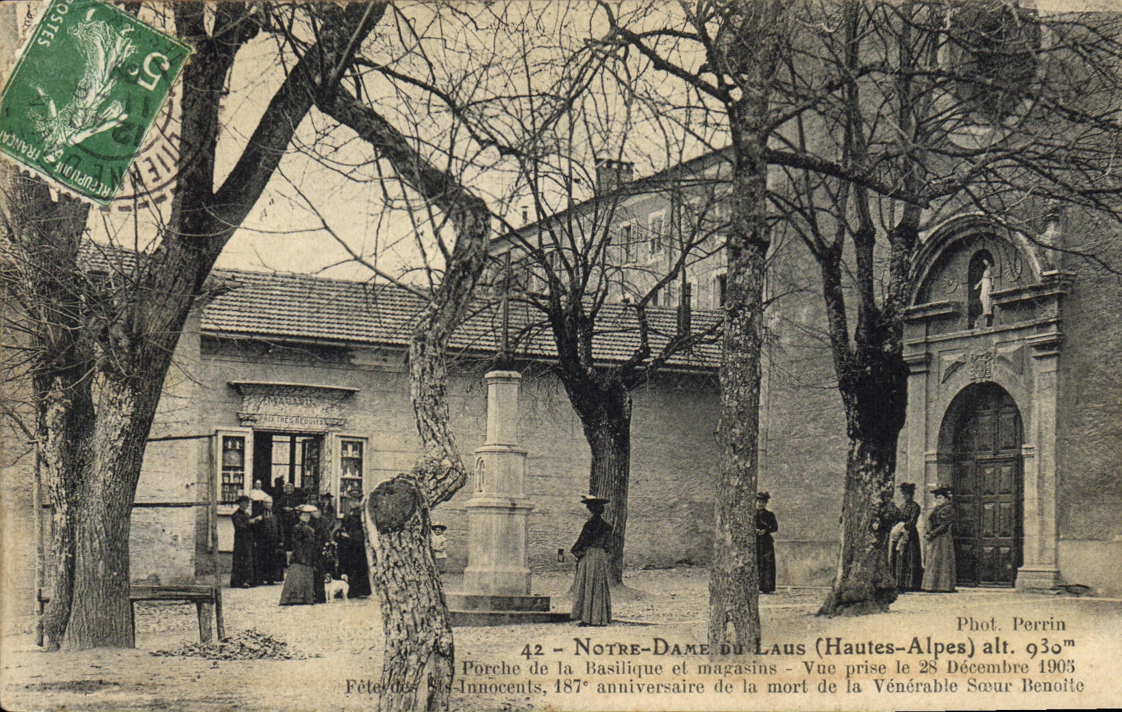 Notre-Dame du Laus (Hautes-Alpes) — Fête des Innoceents, 187e anniversaire de la mort de la Vénérable Sœur Benoîte — Phot. Perrin