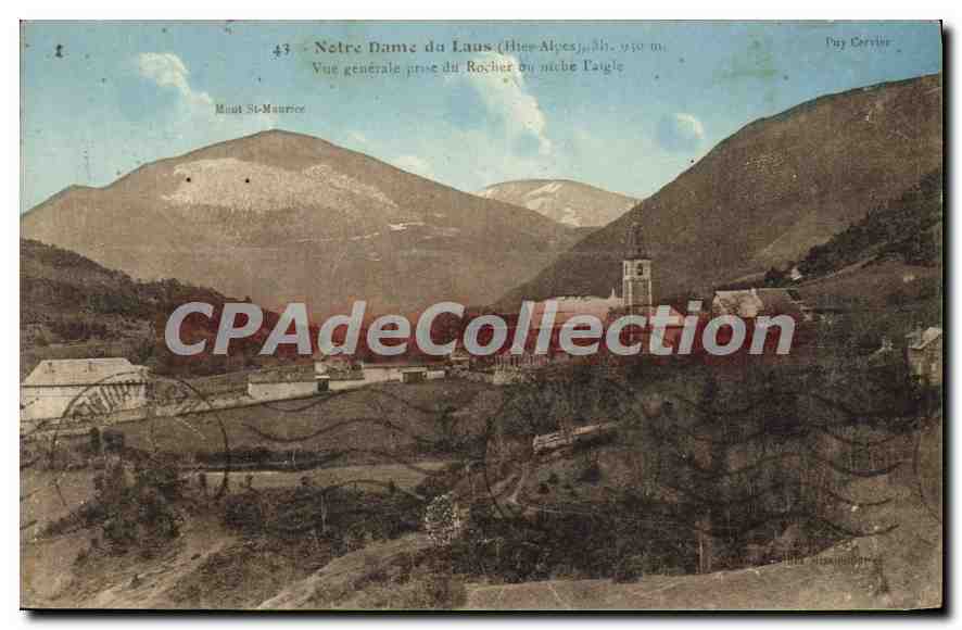 Notre Dame du Laus (Alpen) — Allgemeine Ansicht vom Felsen oder Adlerhöhle — Puy Cervier