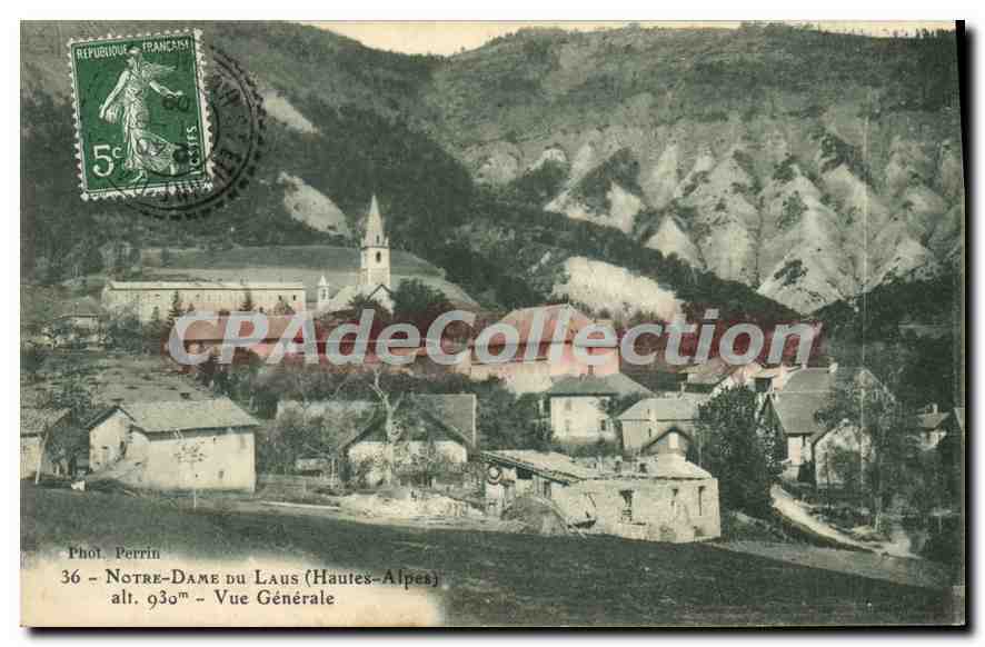 Notre-Dame-du-Laus (Hautes-Alpes) — Vue Générale — Phot. Perrin n°36