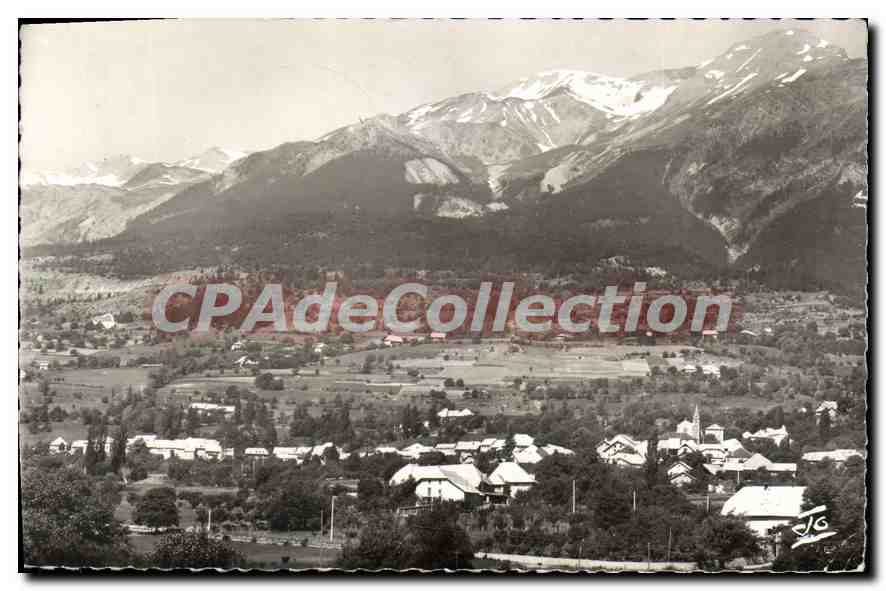 Les Alpes - Châteauroux (923 m) - Vue générale - Tête de l'Hivernet (2.820 m) et tête de Soleille-Bœuf (2.816 m) - ABEIL, éditeur, GAP