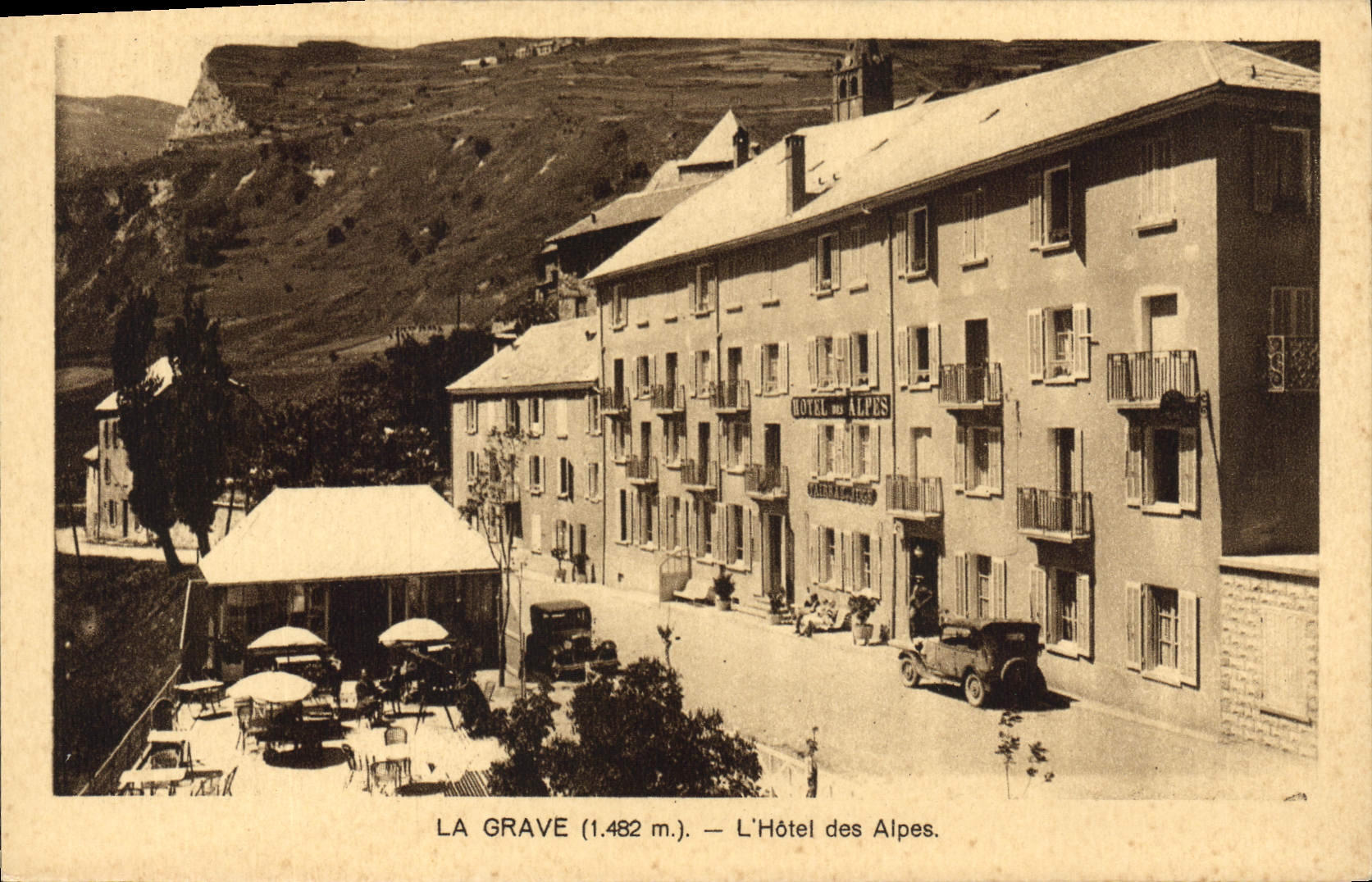 La Grave (1.482 m.) — L'Hôtel des Alpes