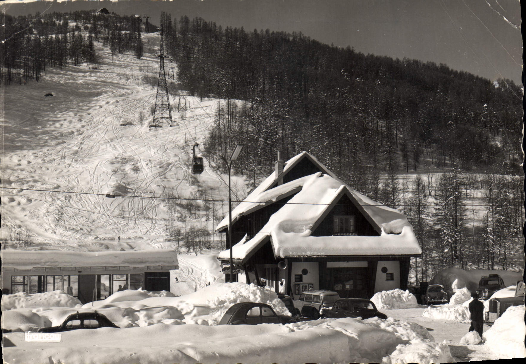 Seilbahn von Serre-Chevalier — Abfahrtsstation — Verlag F. BRANÇON