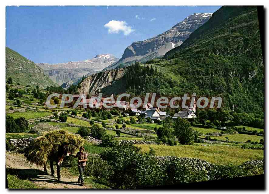CPA Orcieres le Village de Propic et le sommet de Mourrefroid 