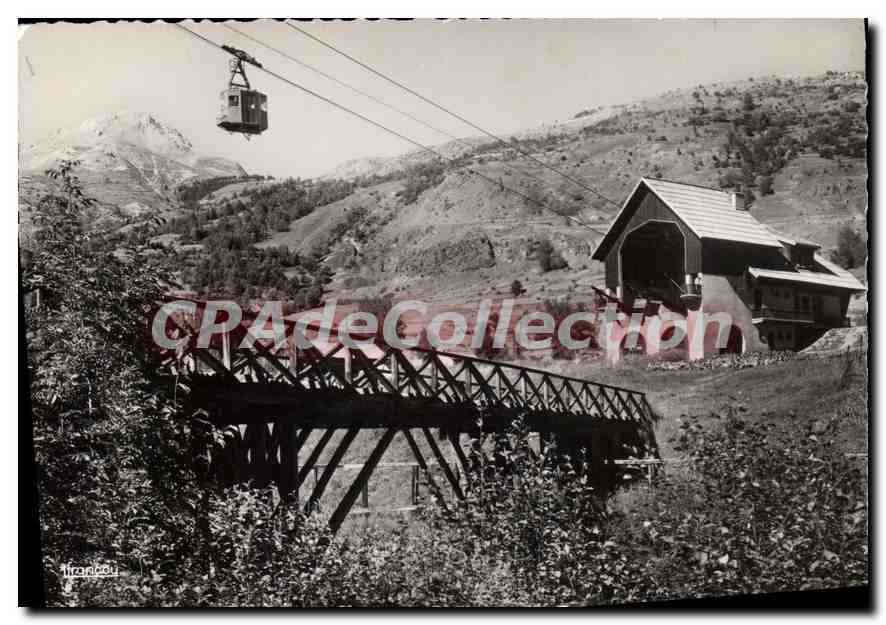 Téléphérique de Serre-Chevafler — Gare de départ de Chantemerle — Éditeur Franckou, n° 132
