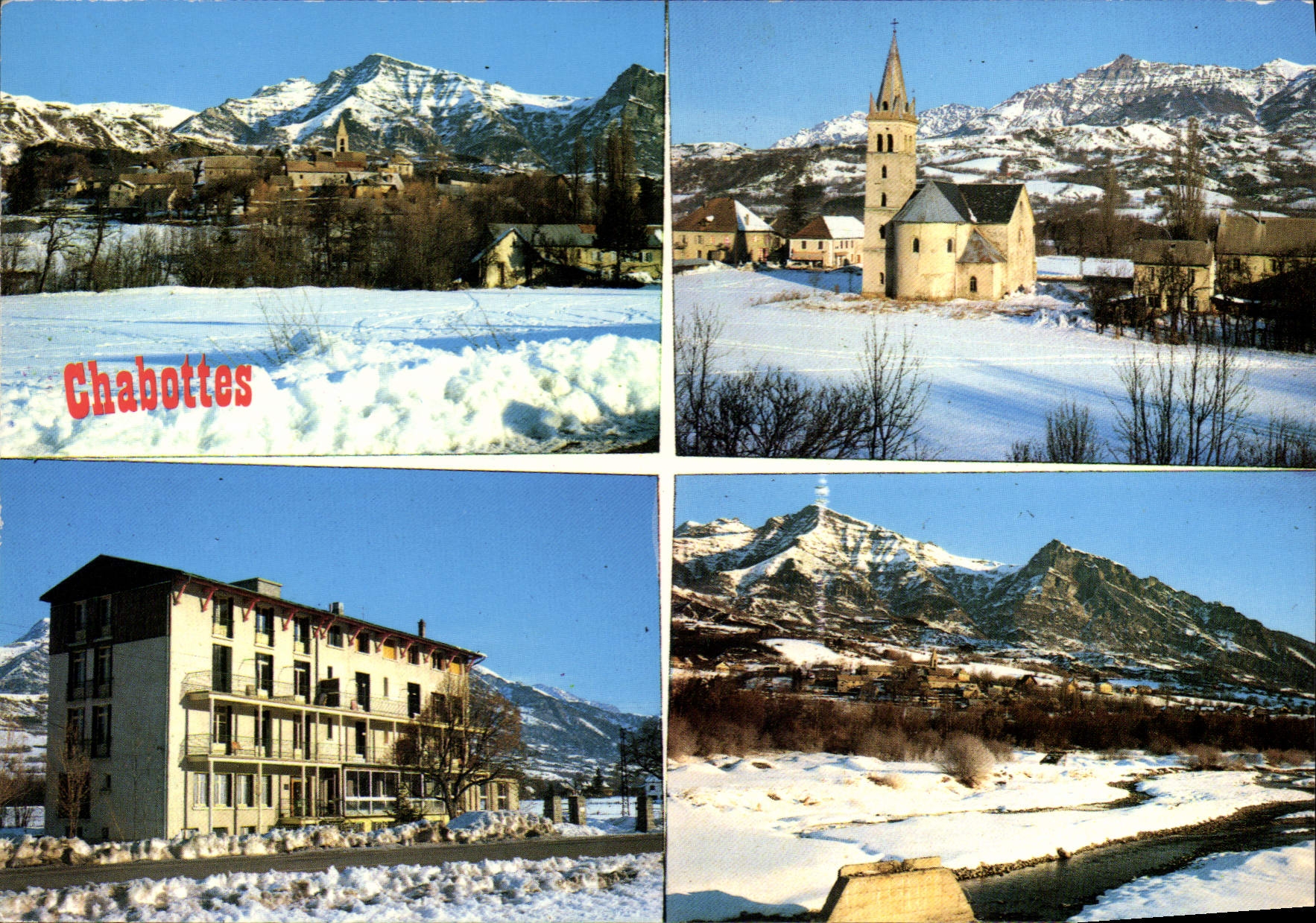 Chabottes — Winteransicht — Éditions Callard, Serie X.822