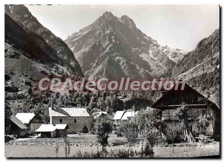 Les Claoux et le Pelvoux (3946 m.) — vue de montagne avec village — Éditions F. FRANCOS