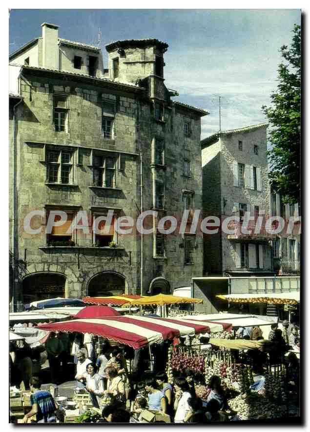 CPA Capitale du Vivarais Cevenol Aubenas Ardeche la Maison aux Gardouilles ou Maison aux Chimeres ai