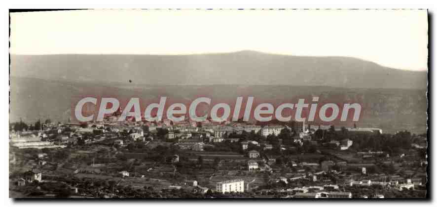 Aubenas (Ardèche) — Cité féodale — Vue générale prise de Lazuel