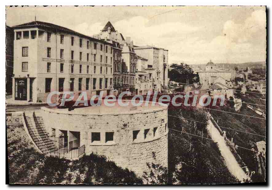 Aubenas — La nouvelle Rotonde et les Remparts — L'ARDÈCHE PITTORESQUE 19