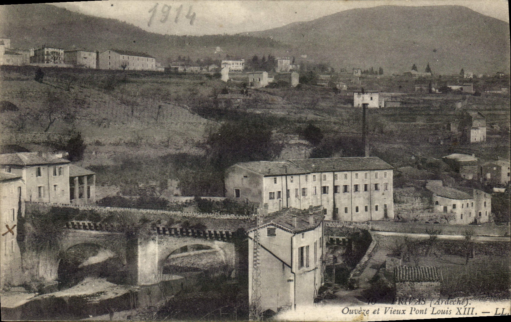 Ouvèze et Vieux Pont Louis XIII — PRIVAS [Ardeche] — LL