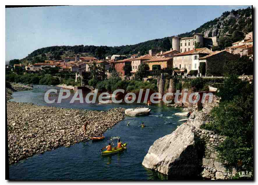Vogüé — Vue générale sur les Bords de l'Ardèche — IRIS