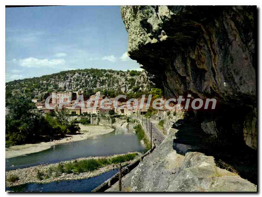 Vogüé — Allgemeiner Blick auf die Ufer der Ardèche — Lumicap