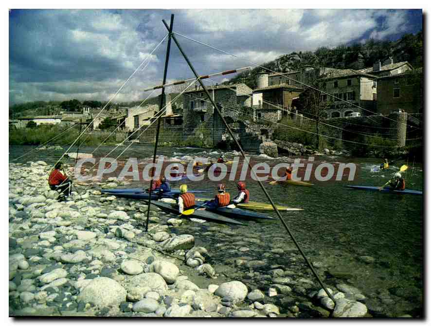 CPA Image de l'Ardeche Vallee moyenne de l'Ardeche Vogue Antique cite sur les bords de l'Ardeche lec