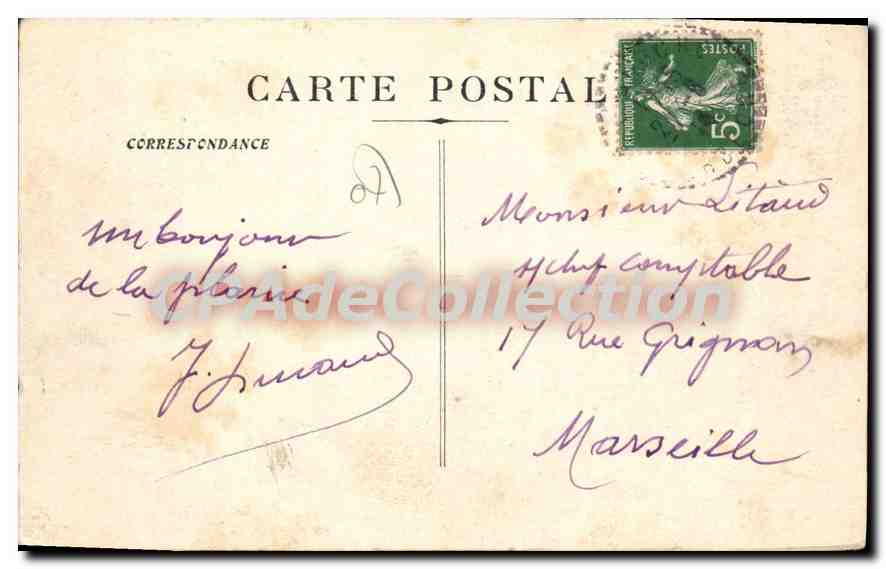 Jaujac - Le Château de Castrevicille et les Eccles — Éditeur Buffet, 37, Chorges, Drôme — Reverso