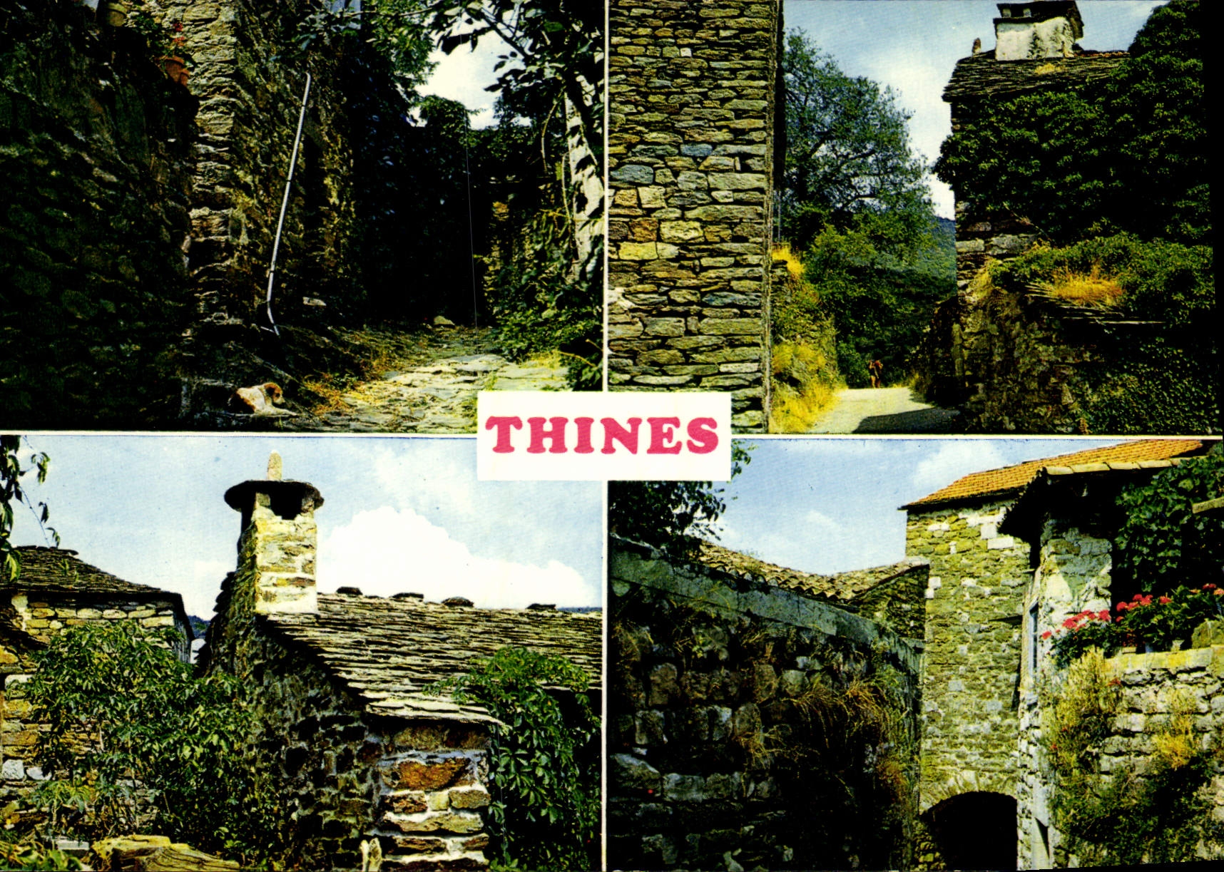 Thines — village en pierre — Éditions La Cigogne, n° 07.320.06 - Recto