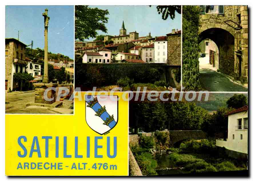 Satillieu — Ardèche - H. 476 m — Éditions LA CIGOGNE