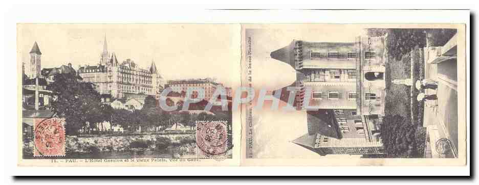 L'AU - L'Hotel Gassion et le vieux Palais, vue du Gout