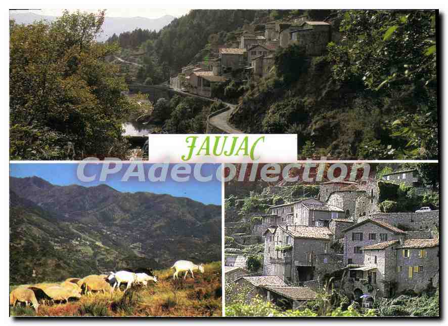 Jaujac — Dorf in der Ardèche — Bilder Frankreichs