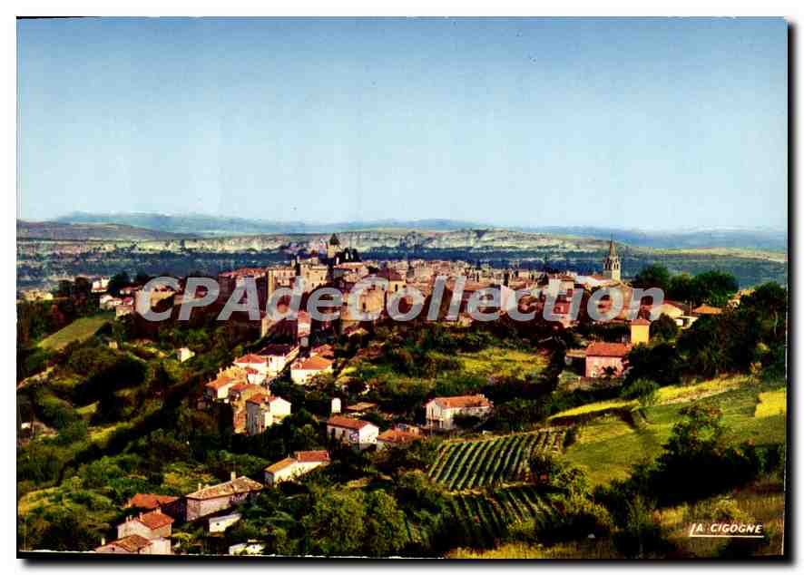 CPA Aubenais Ardeche Vue generale prise du chemin des fontaines 