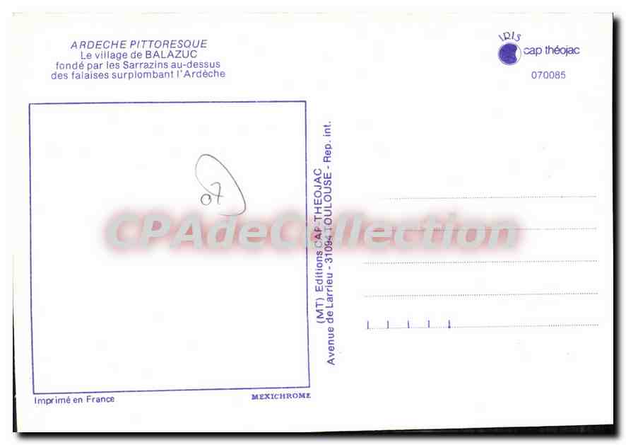 Balazuc — village perché surplombant l'Ardèche — Éditions CAP THÉOJAC — Reverso