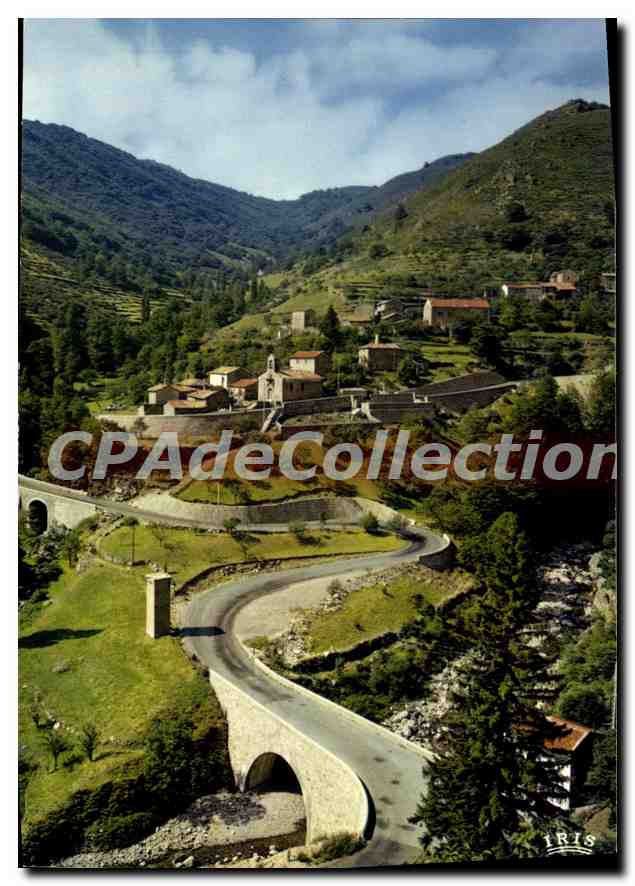 Pereyres — Allgemeiner Blick auf Pereyres, Route de Burzet zum Mont Gerbier — Lumicap