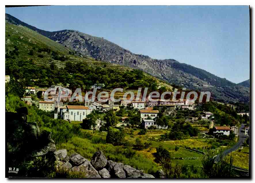 Laviolle — Vue générale de Laviolle par les Gorges de la Volane — IRIS