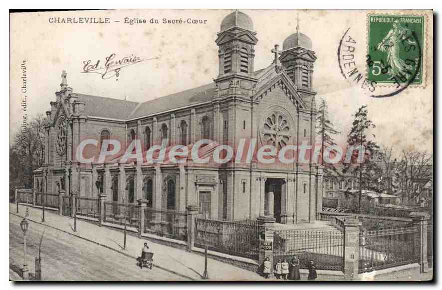 Charleville — Église du Sacré-Cœur — Ed. Lavaux