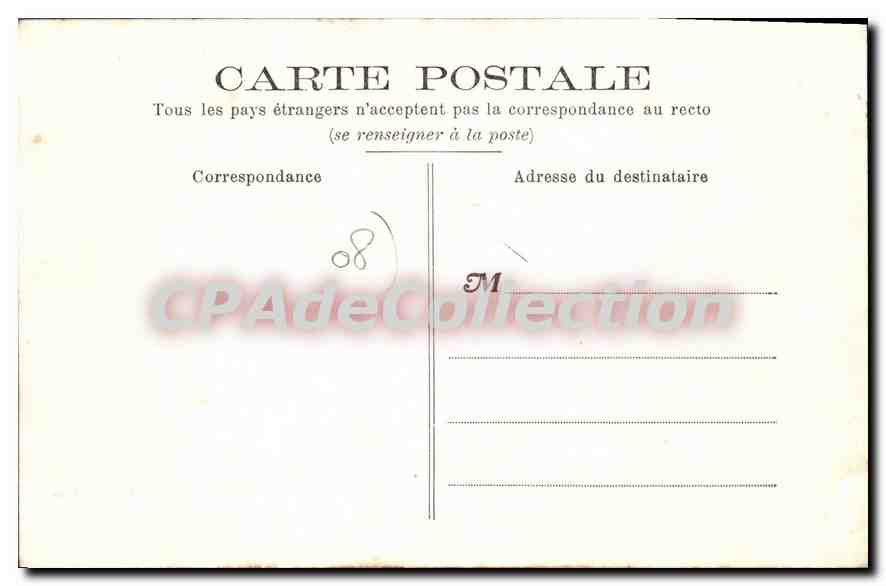 Mézières — Le Château d'Eau et le Pensionnat des Sœurs Ste-Chrétienne — Impr. Van Beest — Verso
