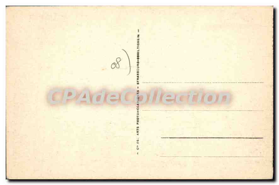 CPA Mezieres Caserne du Merbion  — Rückseite