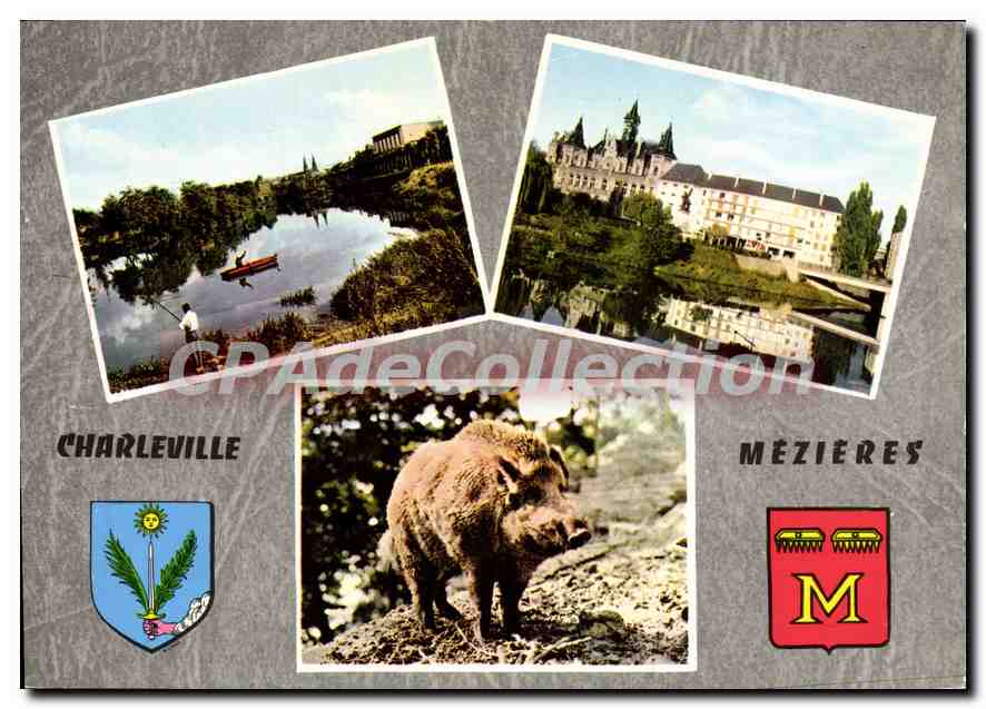 Charleville-Mézières — La Meuse, le sanglier et l'hôtel de ville — Éditions Hachette