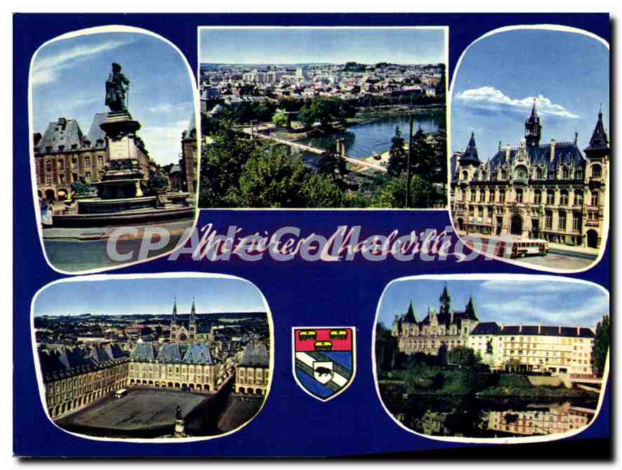 Mézières-Charleville — Vue panoramique et monuments — Éditions La Cigourne