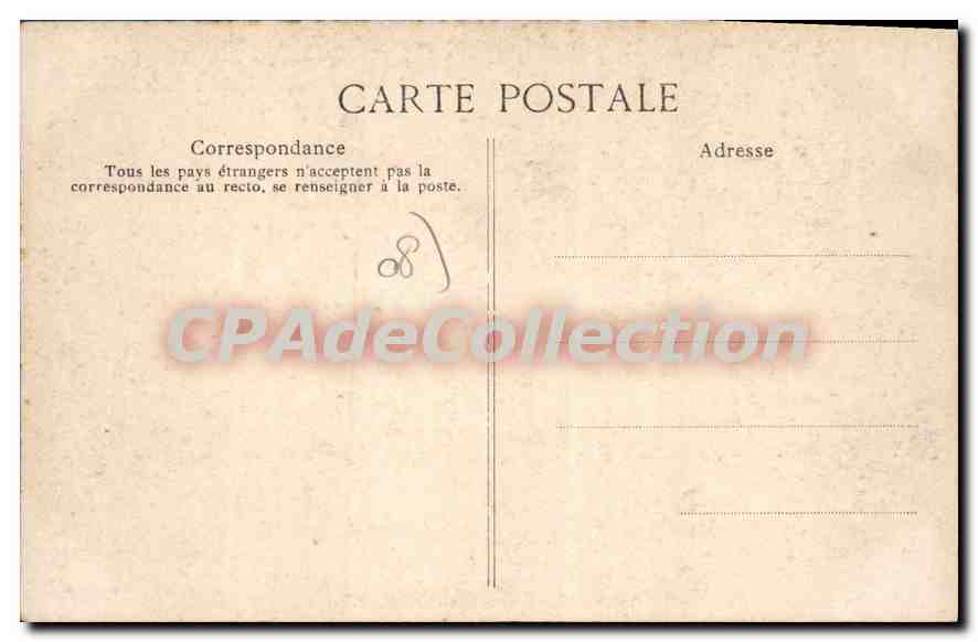 CPA Vallee de la Meuse Givet Le Fort de Charlemont  — Rückseite