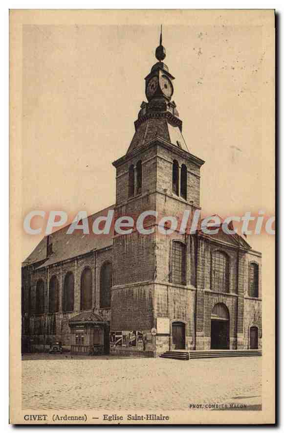 CPA Givet  Ardennes Eglise Saint Hilaire 
