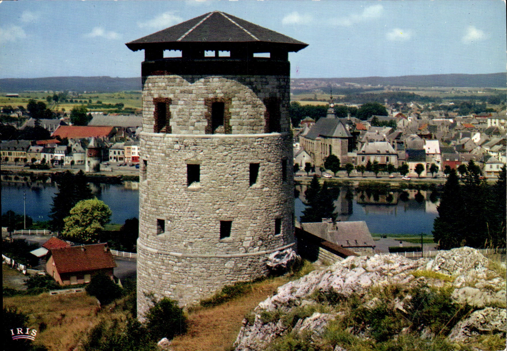 CPA Givet  Ardennes La Tour Gregoire et vue panoramique 