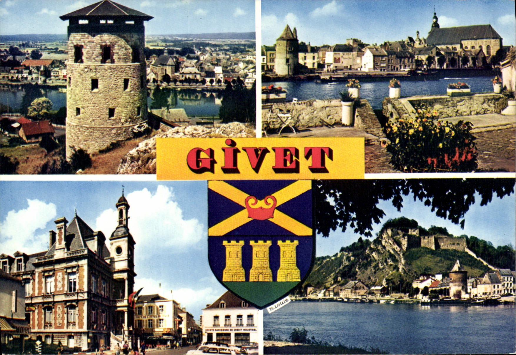 CPA Givet  Ardennes La tour Gregoire et vue panoramique 