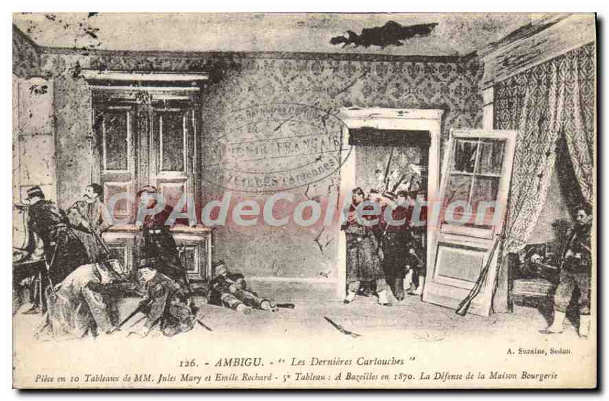 CPA Ambigu Les Dernieres Cartouches 
