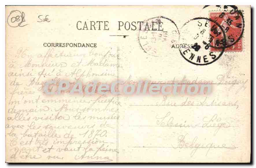 CPA Ambigu Les Dernieres Cartouches  — Rückseite