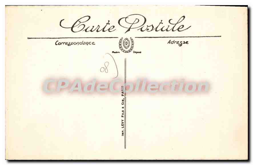 CPA Tschaggeny La Malle poste des Ardennes  — Rückseite