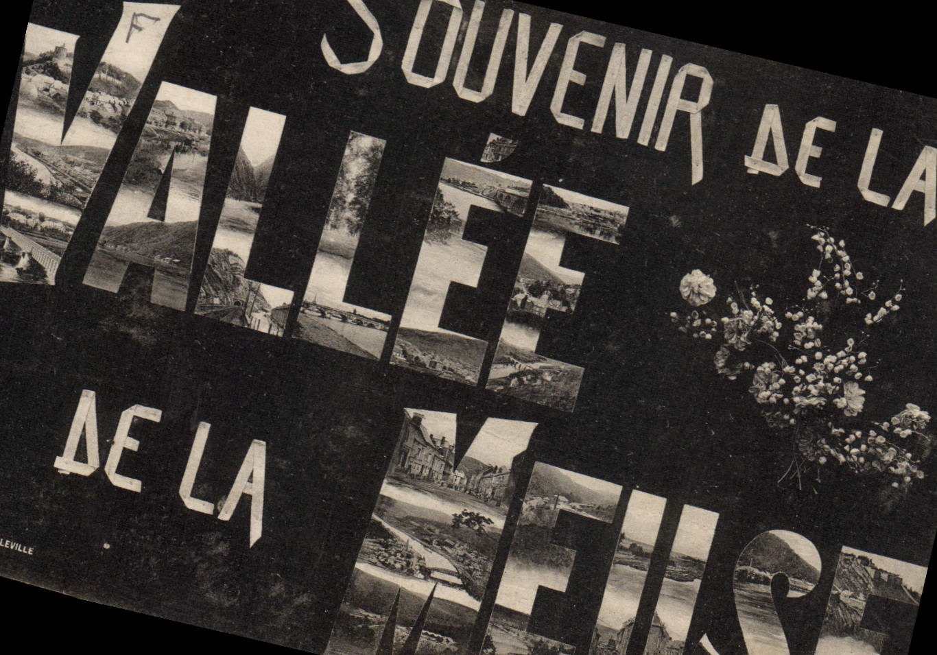 Vallee de la Meuse — Souvenir de la Vallée de la Meuse — Leville