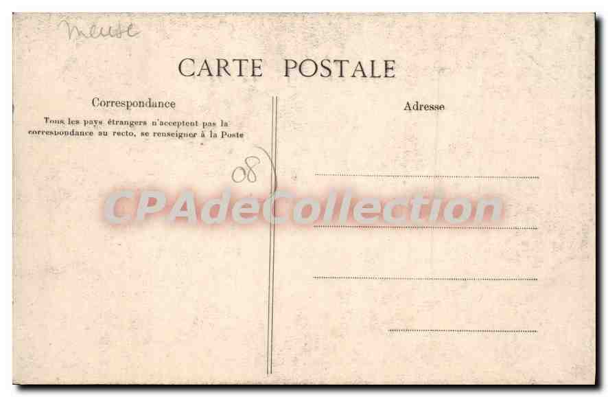 Vallee de la Meuse — Souvenir de la Vallée de la Meuse — Leville — Rückseite