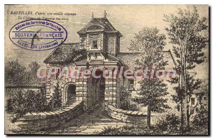 CPA Bazeilles d'apres une vieille estampe 
