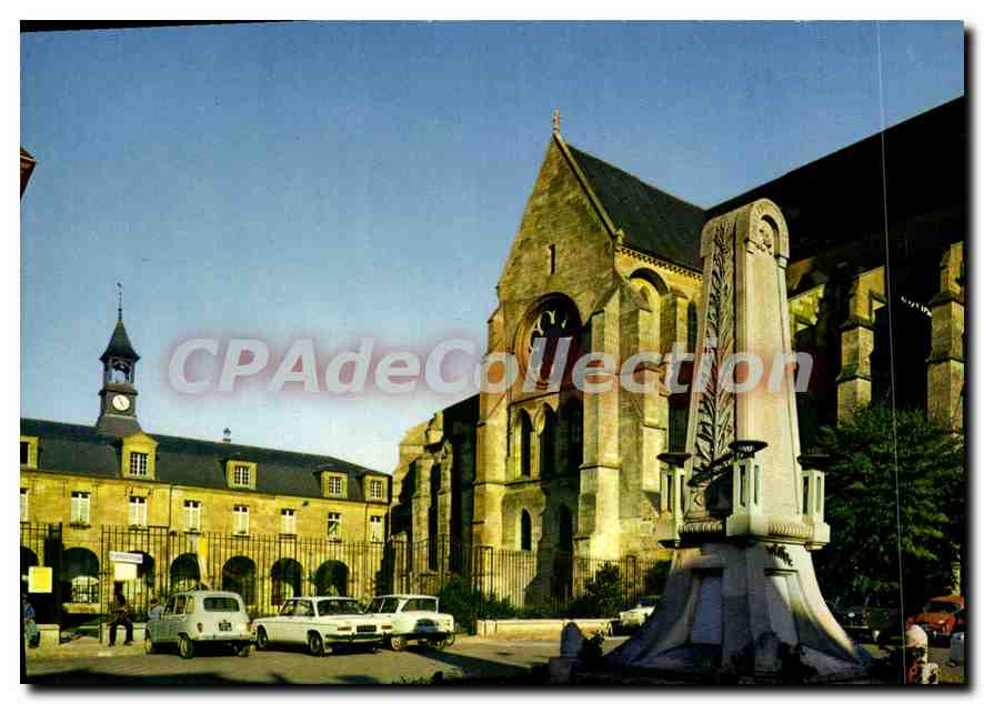 Mouzon (Ardennes) — Le Monument aux Morts, L'Abbatiale et l'Hospice — Éditions La Cigogne, Reims