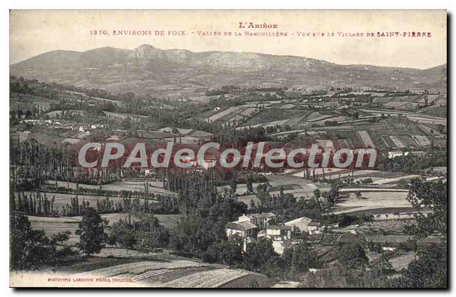 CPA L'Ariege Environs de Foix Vallee de la Barguillere 