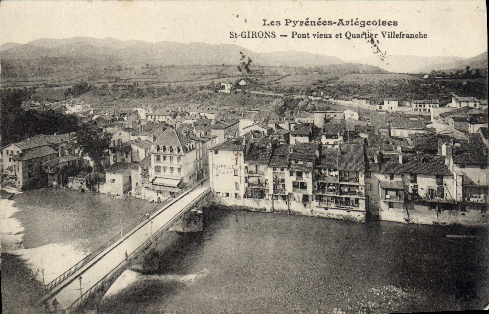 CPA St Girons Pont vieux et Quartier Villefranche 