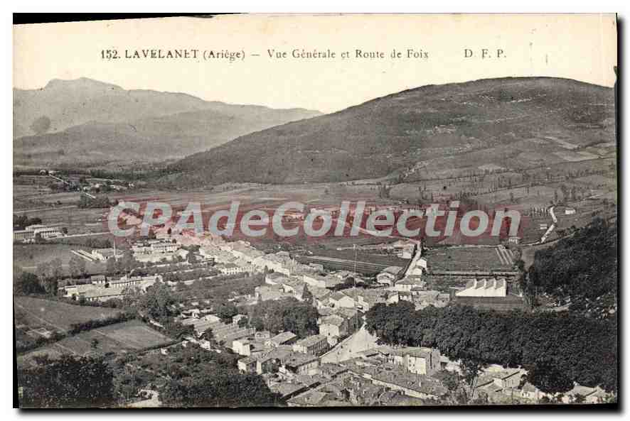 CPA Lavelanet Ariege Vue Generale et Route de Foix 