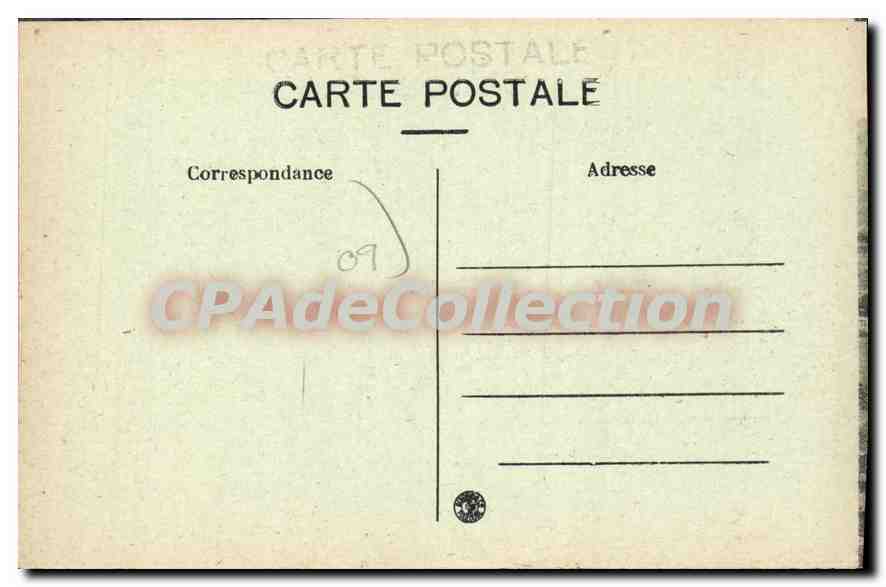 CPA Lavelanet Ariege Vue Generale et Route de Foix  — Rückseite