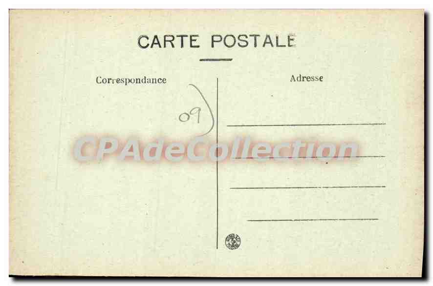 CPA Lavelanet Ariege Vue Generale et Route de Foix  — Rückseite