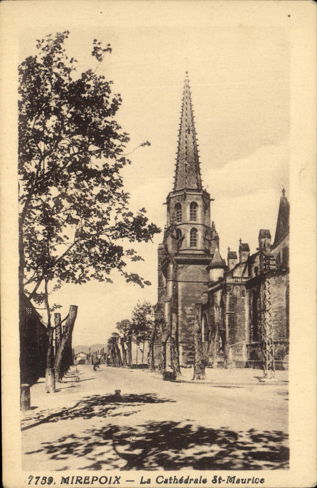 CPA Mirepoix La Cathedrale St Maurice 